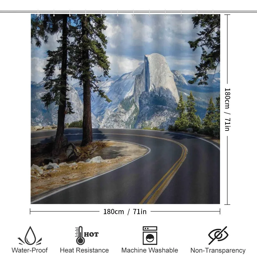 Mountain Road Landscape — Detail 2