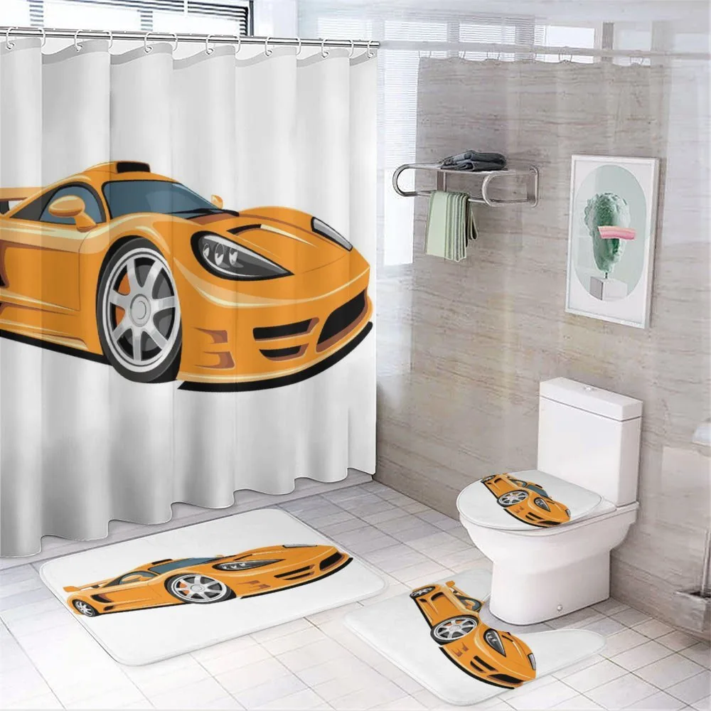 Orange Fast Sports Car — Your design
