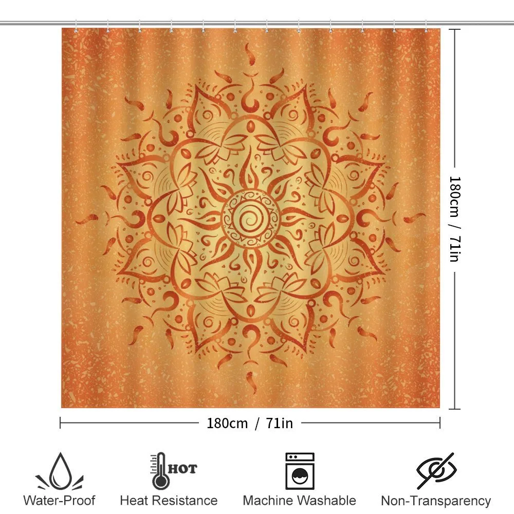 Orange Mandala — Detail 2