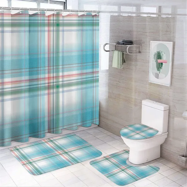 Pastel Fresh Summer on a shower curtain