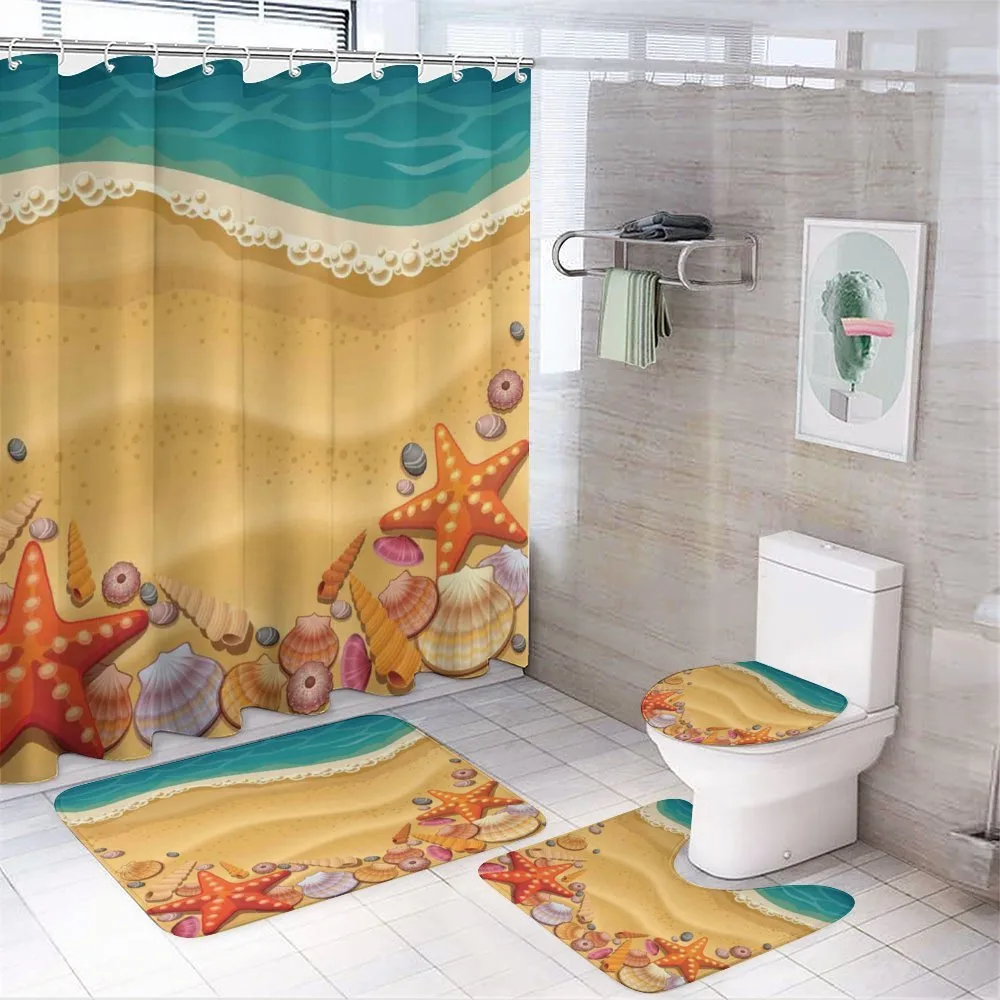 Seashell on Shore Cartoon — Your design