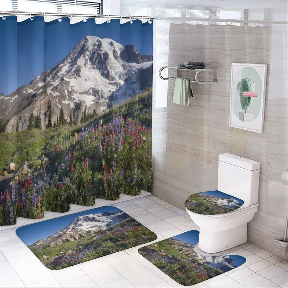 Spring Mt. Rainier Photo — Your design