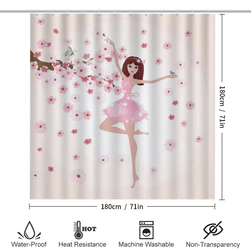 Ballerina Girl Sakura Tree — Detail 2