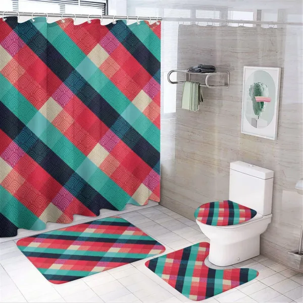 Celtic Colorful on a shower curtain