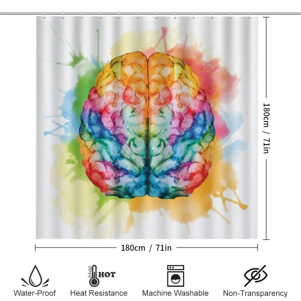 Colorful Human Brain — Detail 2