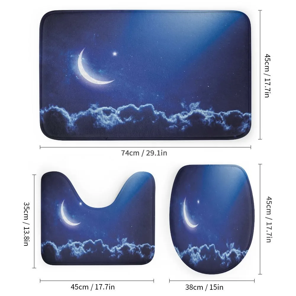 Crescent Moon and Stars — Detail 1