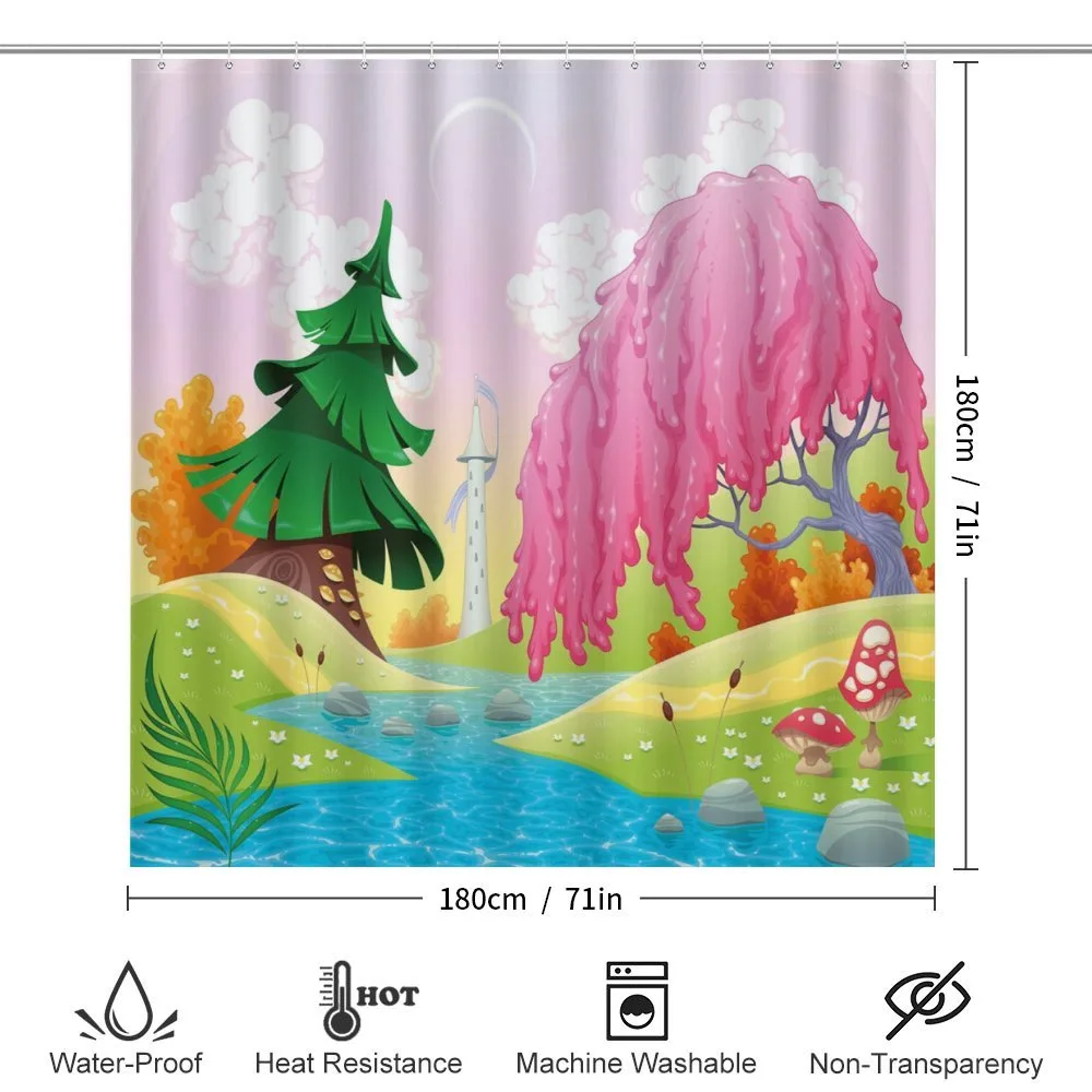 Fantasy Landscape Trees — Detail 2