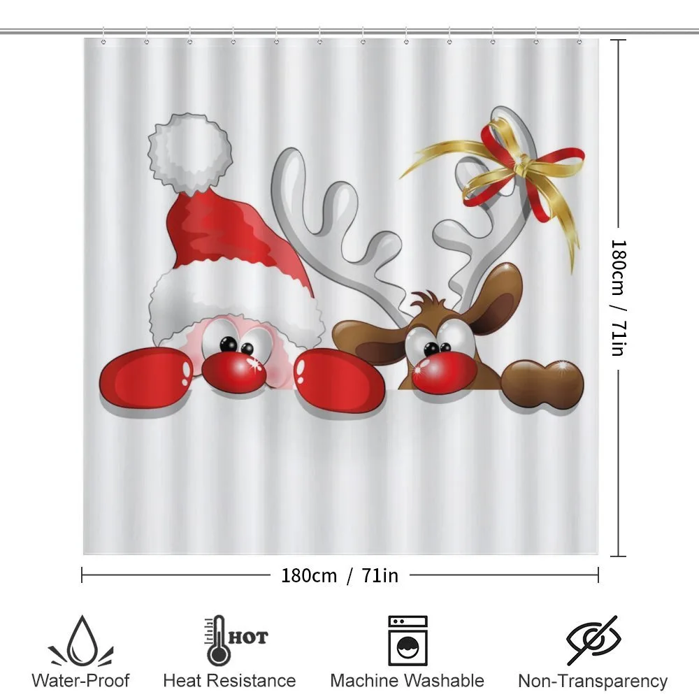Funny Santa Reindeer — Detail 2