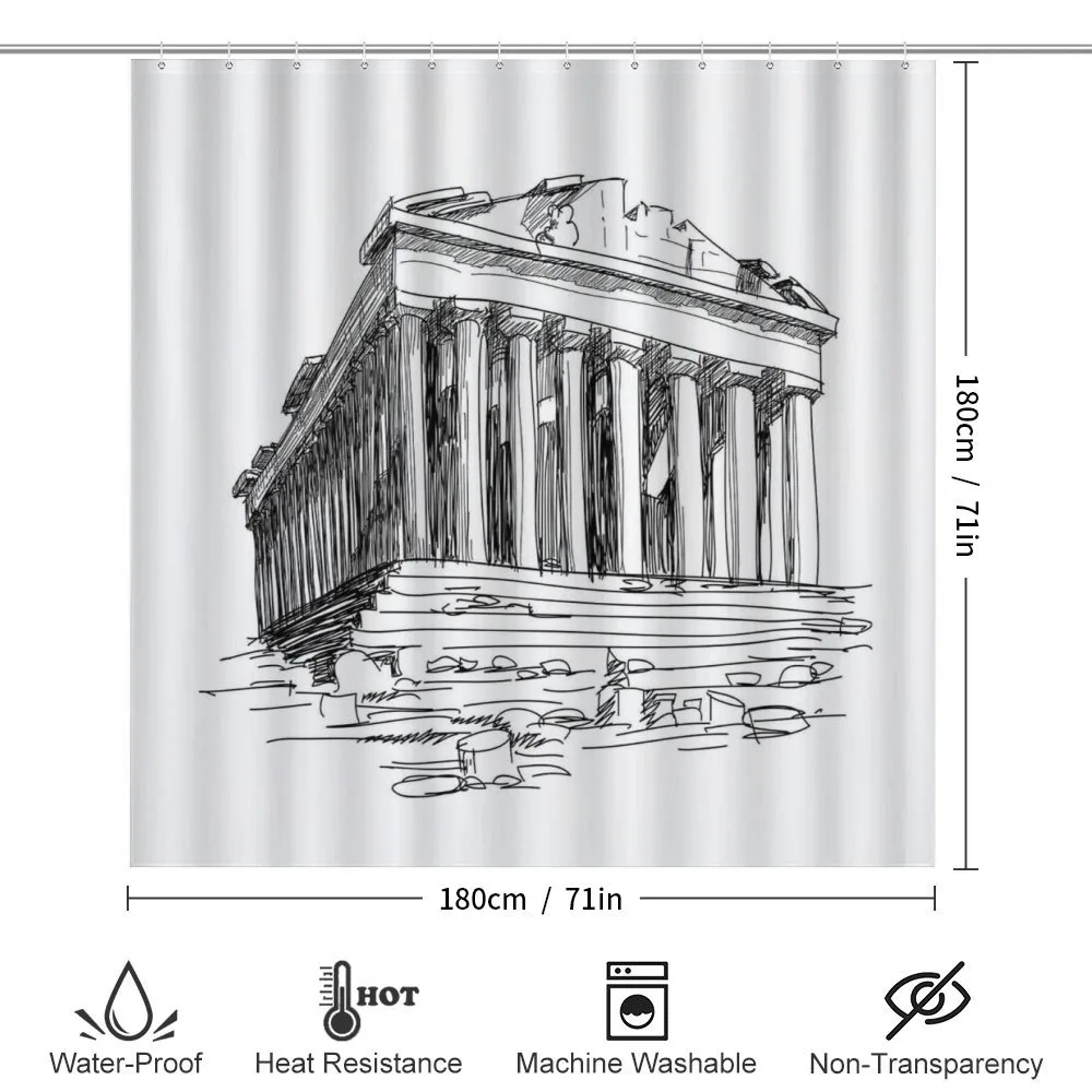 Greek Pantheon Sketch — Detail 2