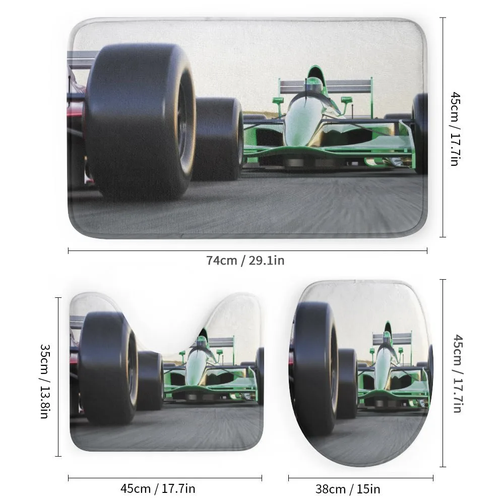 Indy Cars on Asphalt Road — Detail 1
