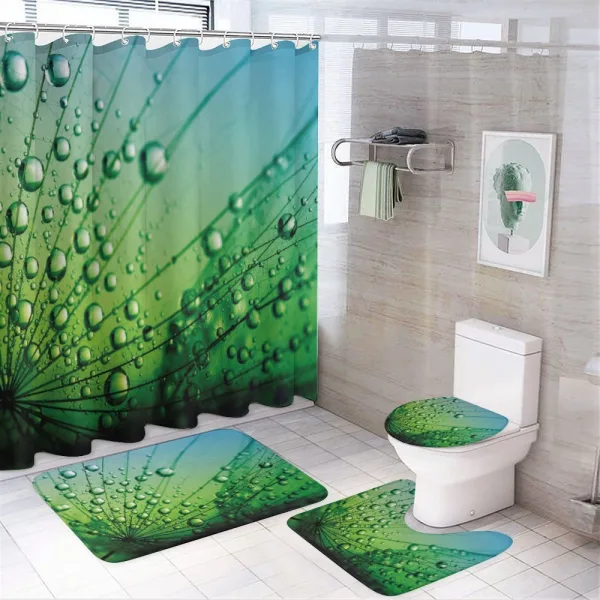 Photo of Dandelion Seeds on a shower curtain