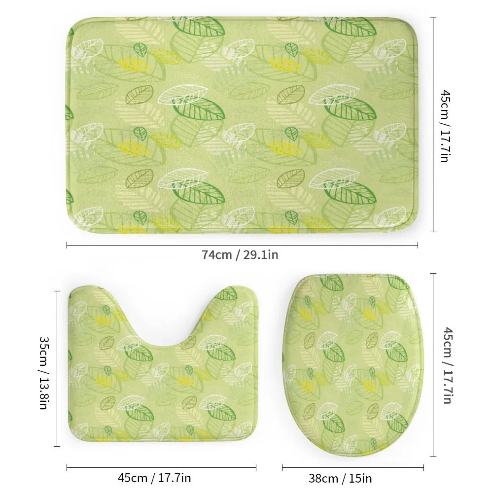 Repeated Leaf Design Art — Detail 1