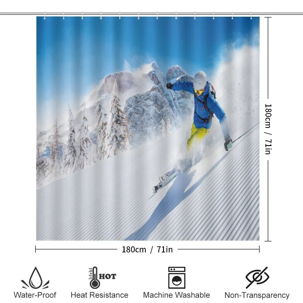Skiing Extreme Sports — Detail 2