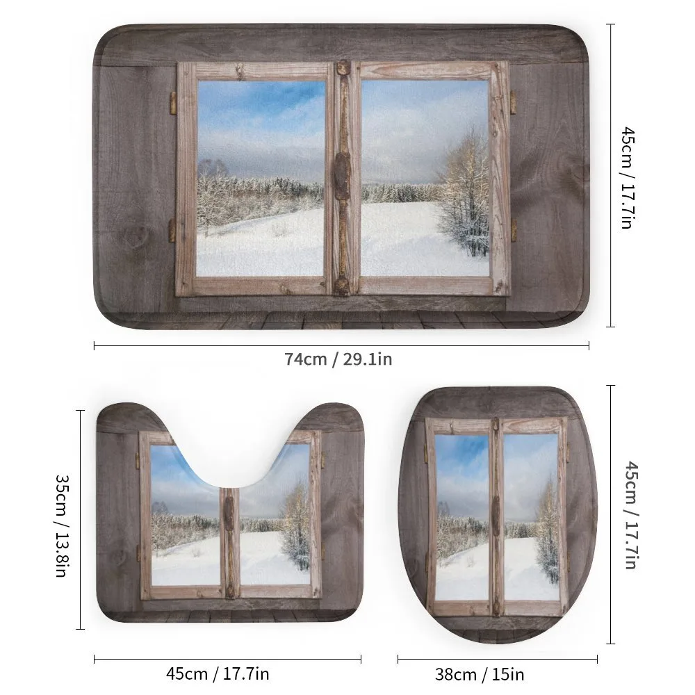 Winter Season Scene — Detail 1