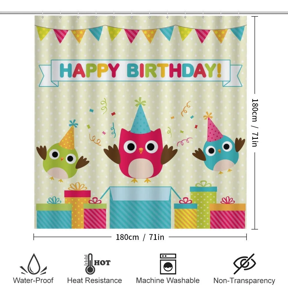 Baby Owls Flags Box — Detail 2