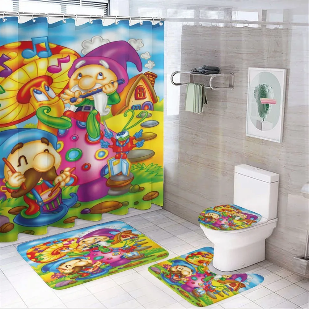 Cartoon Singing Elves Art — Your design