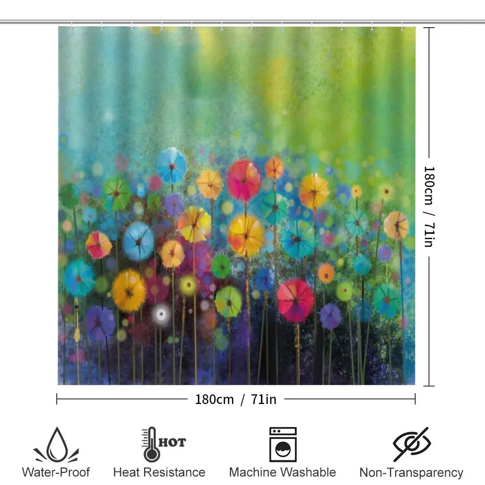 Colorful Dandelions — Detail 2