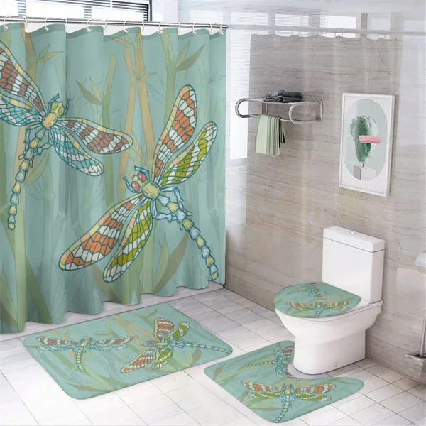 Doodle Art on a shower curtain