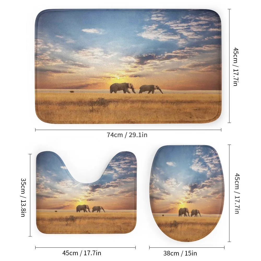 Elephants Untouched Land — Detail 1