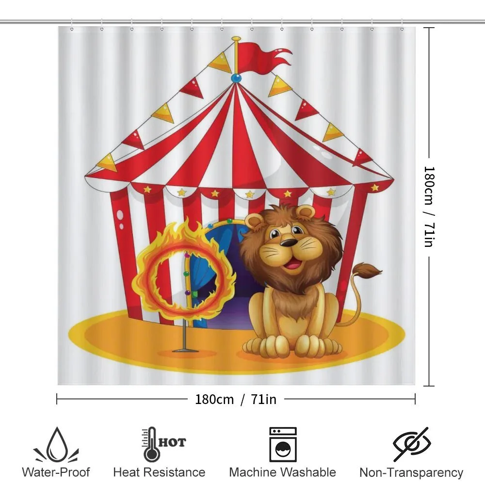Fire Hoop Circus Tent — Detail 2