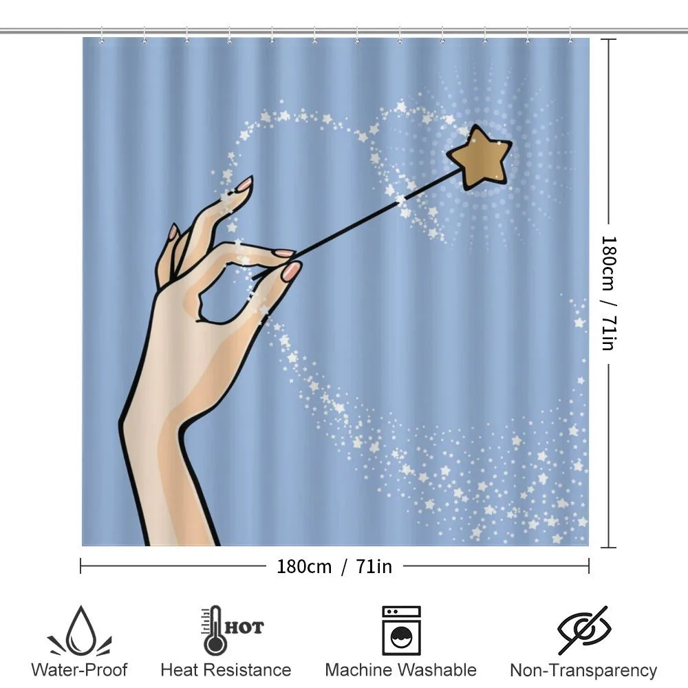 Hand with Star Magic Wand — Detail 2