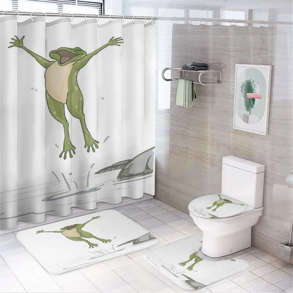 Happy Jumping Toad Humor — Your design