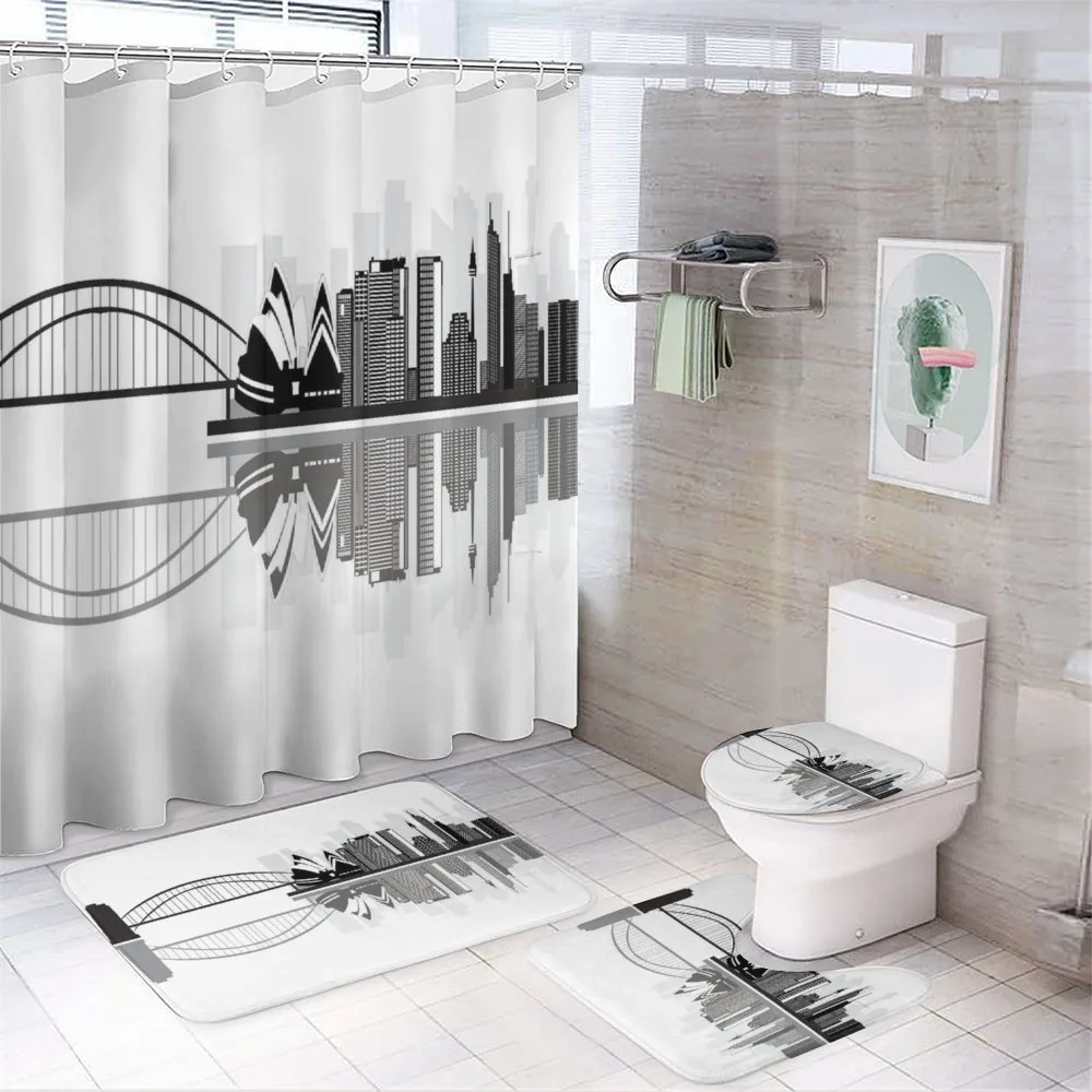 Monochrome Sydney Skyline — Your design