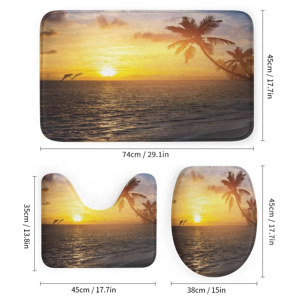 Palm Tree Island Sunset — Detail 1