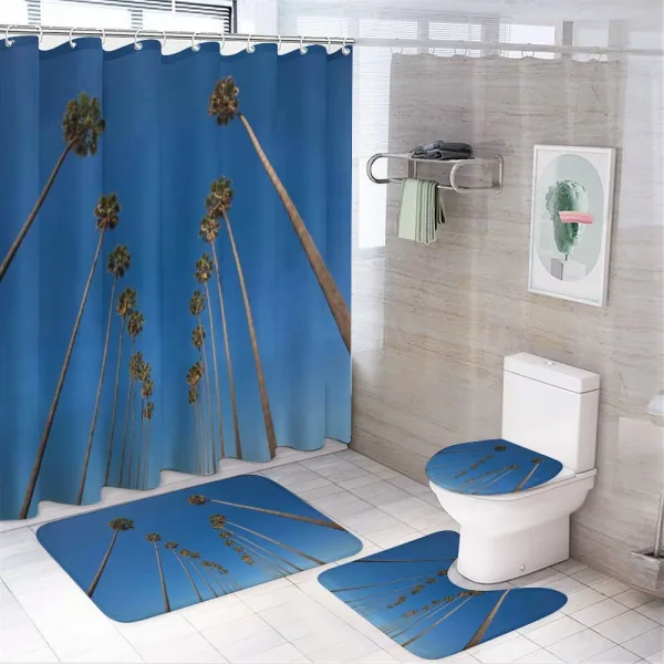 Palms Summertime on a shower curtain