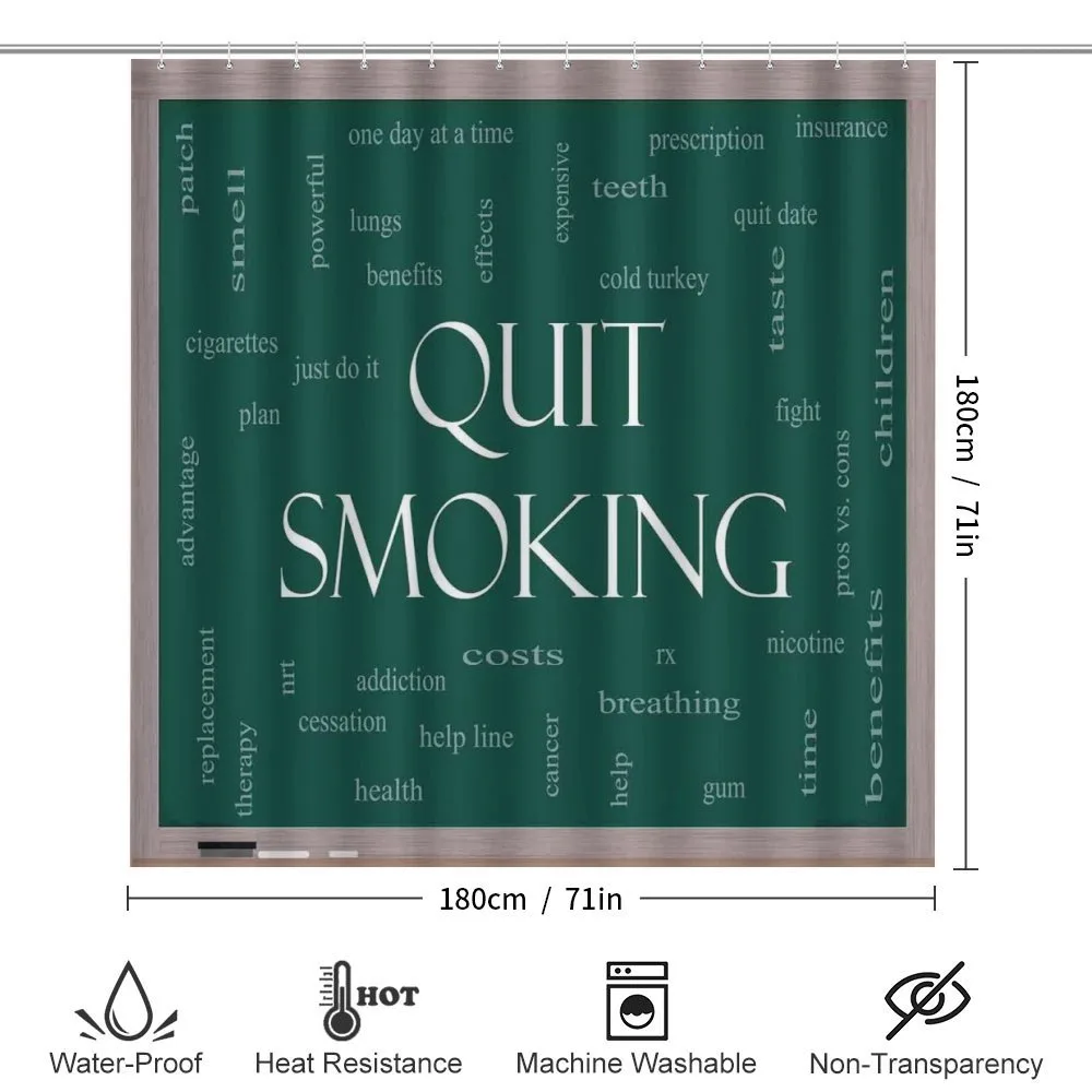 Smoking Message Blackboard — Detail 2