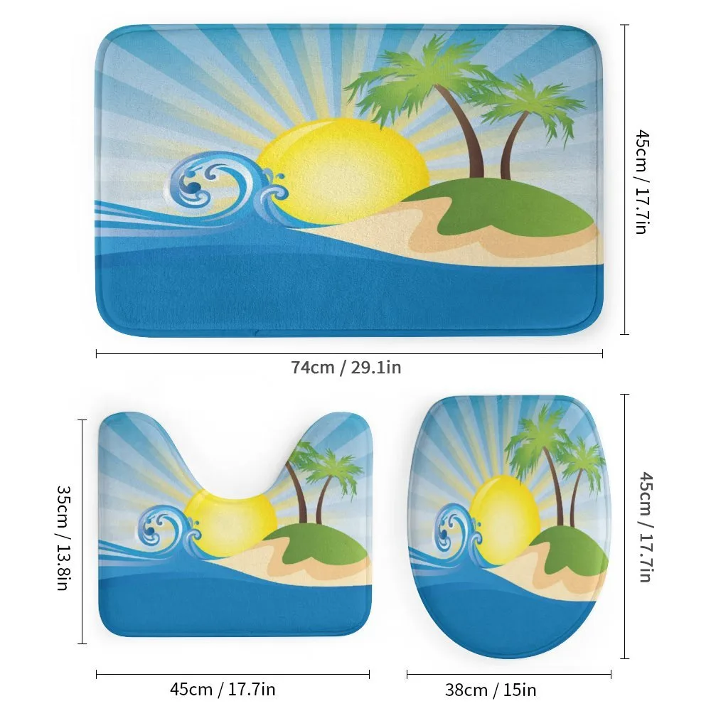 Sun Rays Tropical Island — Detail 1
