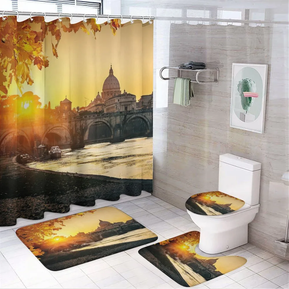Sunset Tiber River Rome — Your design