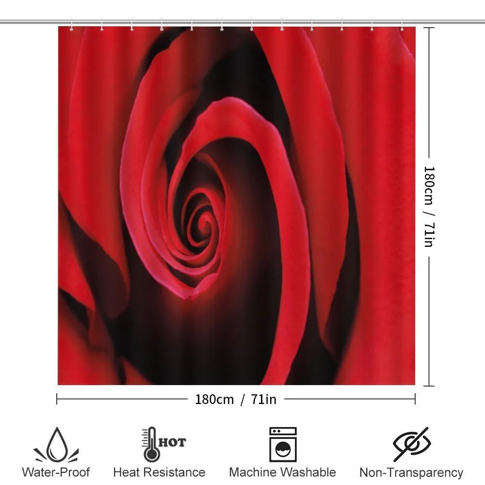 Swirled Petals Red Blossom — Detail 2