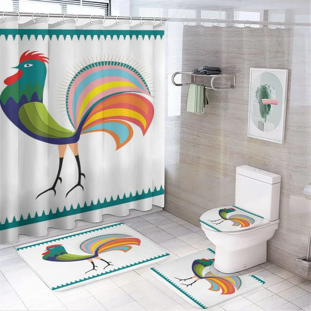 Vivid Polish Rooster Motif — Your design