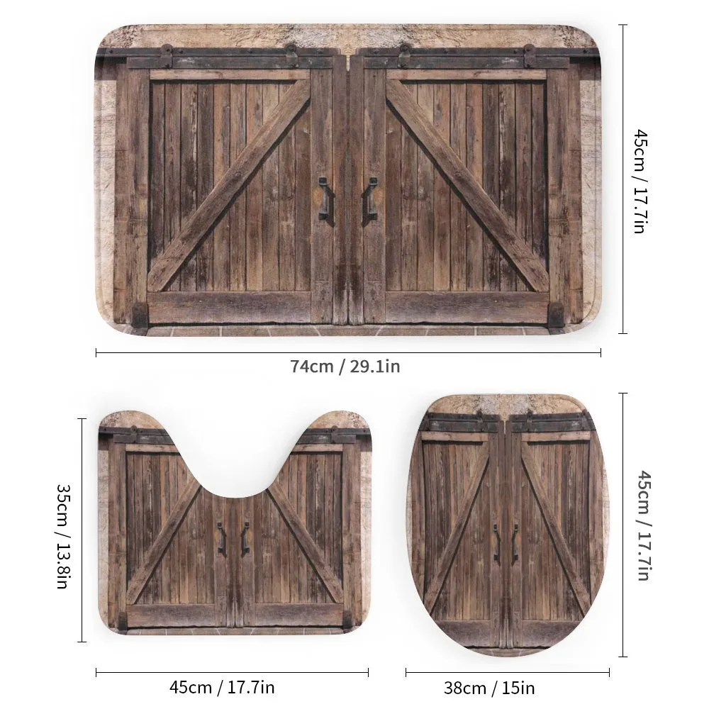 Wooden Barn Door Image — Detail 1