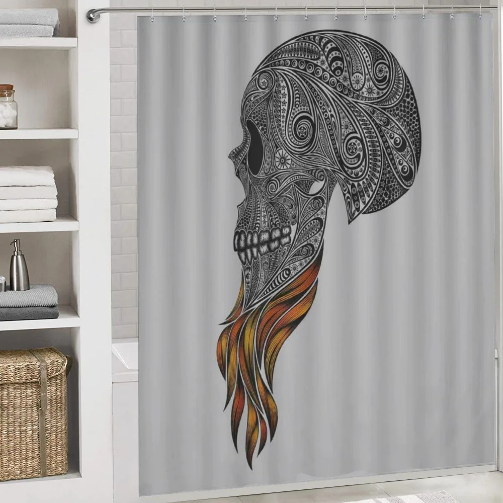 Abstract Art Skull Beard — Detail 4