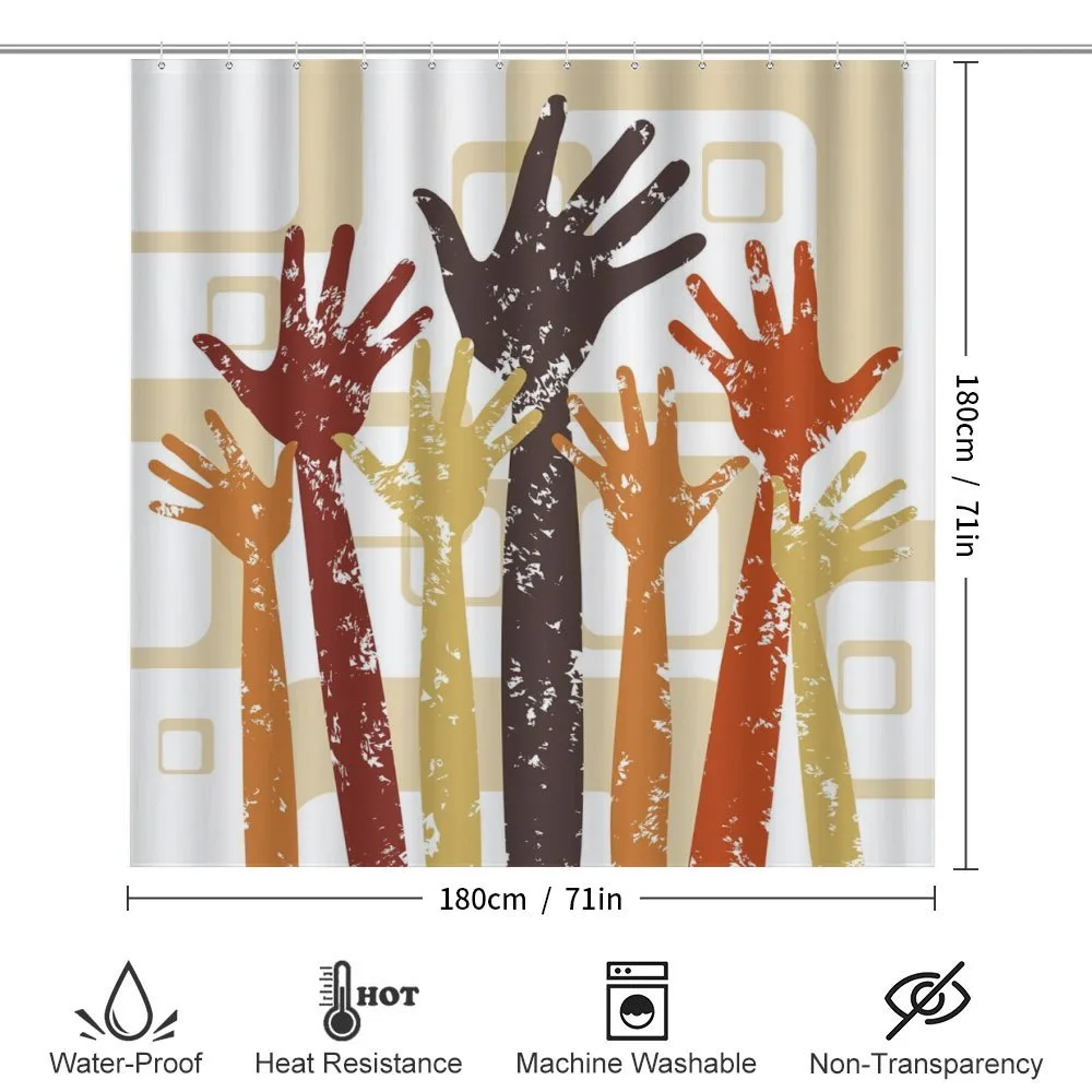 Abstract Brown Hands — Detail 2