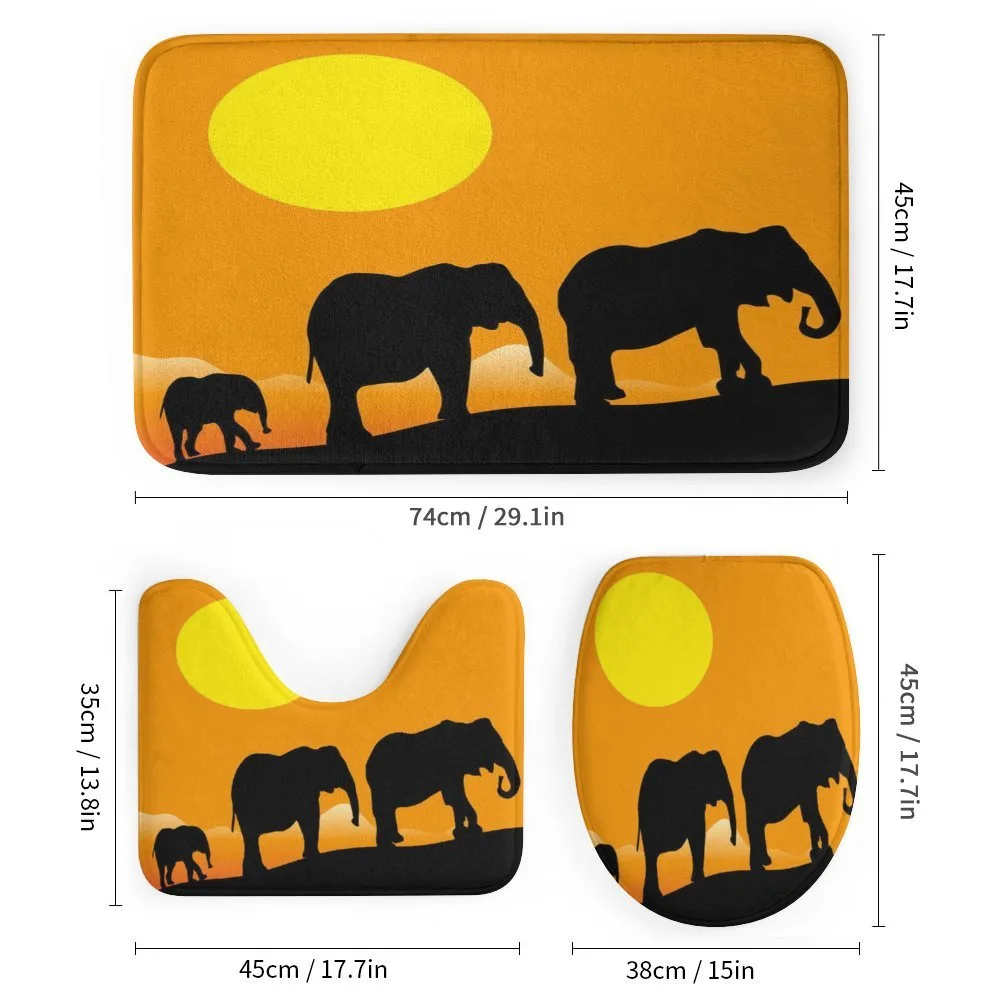 Baby Elephant and Family — Detail 1