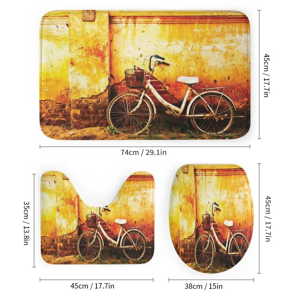 Bike Rusty Cracked Wall — Detail 1
