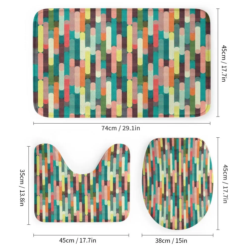 Colorful Grunge Stripes — Detail 1