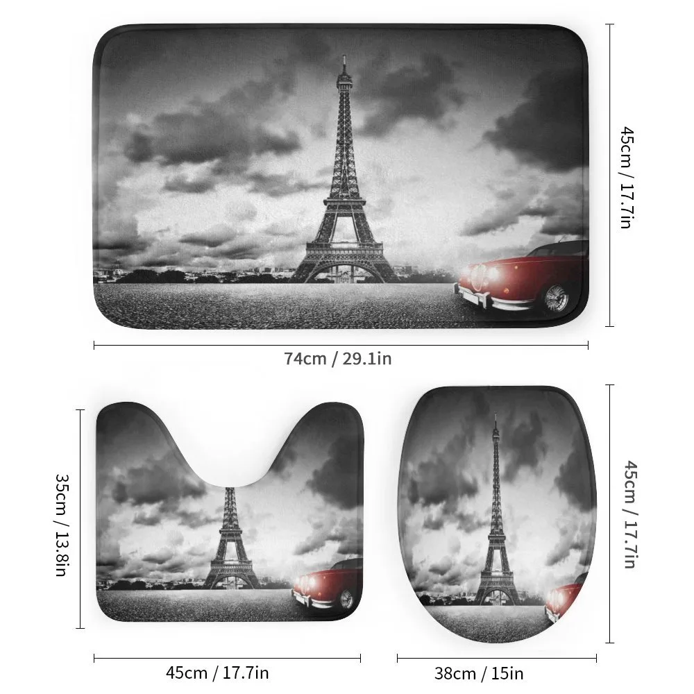 Eiffel Tower Cloudy Day — Detail 1