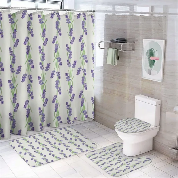 Garden Fragrance Blooms on a shower curtain