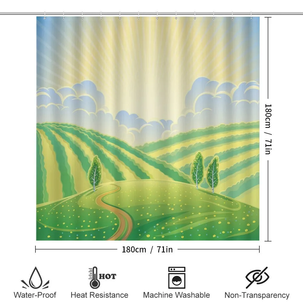 Green Field Graphic — Detail 2