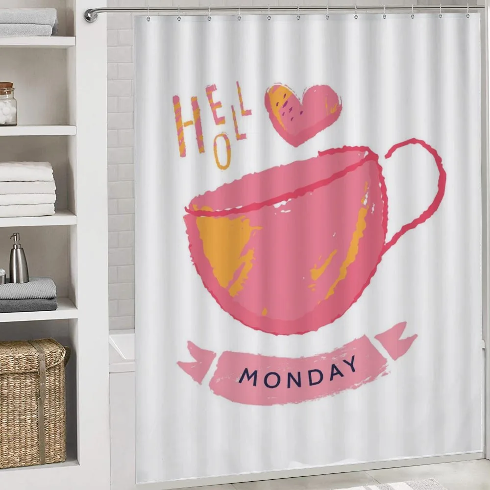 Hello Monday Text and a Mug — Detail 4