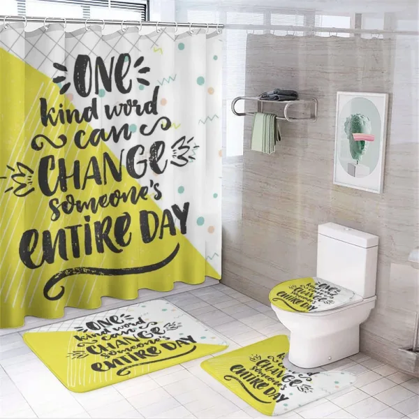 Iconic Memphis Style on a shower curtain