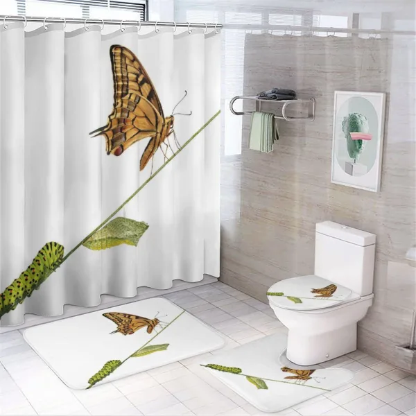 Life's Stages on a shower curtain