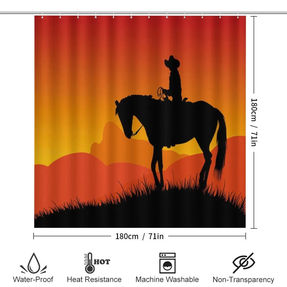 Lonely Cowboy Horseback — Detail 2