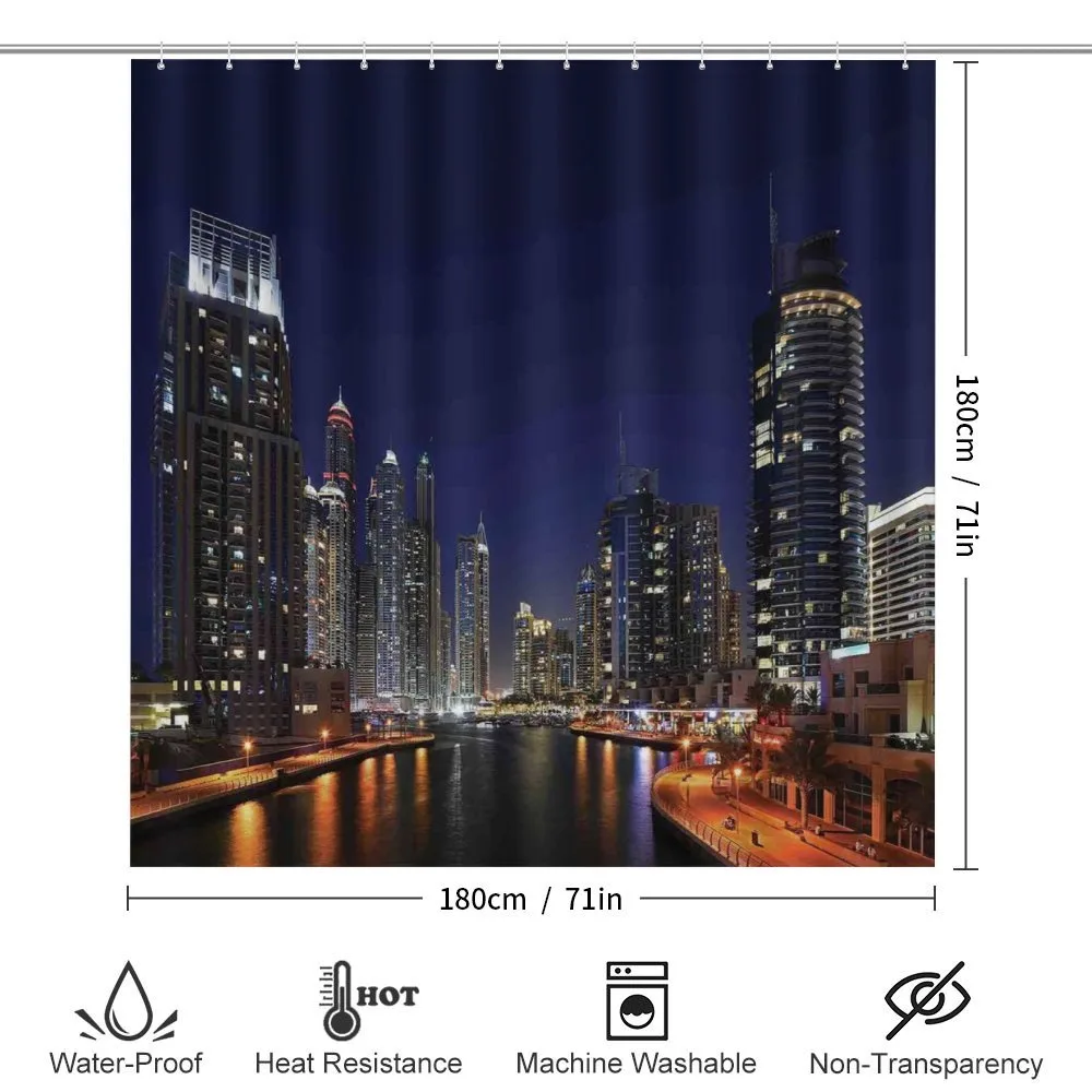 Night View Skyscrapers — Detail 2