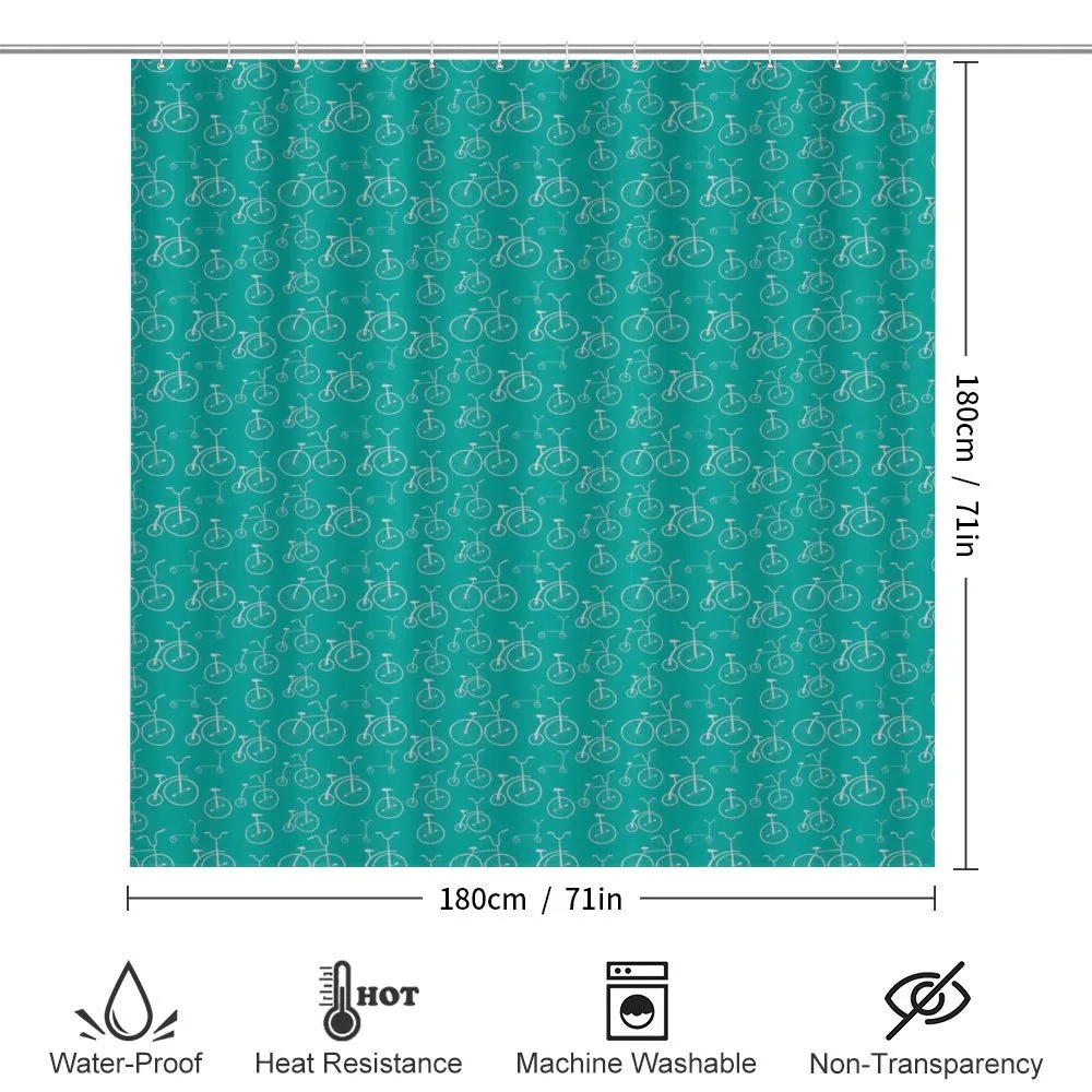 Retro Design Bikes Pattern — Detail 2