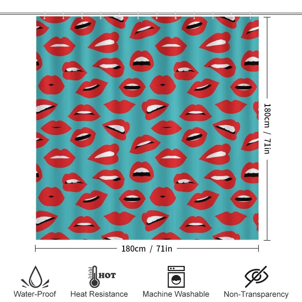 Retro Woman Red Lipstick — Detail 2